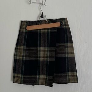 Eddie Baur 100% Wool Mini Skirt